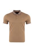 Big Size Regular Fit Printed Textured Polo T-Shirt