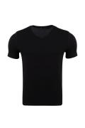 Big Size V Neck 100% Cotton Short Sleeve Basic Combed Cotton T-Shirt