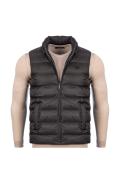 Classic Pattern Stand Collar Inflatable Vest