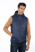 Classic Pattern Hooded Inflatable Vest