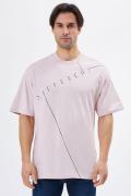 Oversize Crew Neck Printed 100% Cotton T-Shirt
