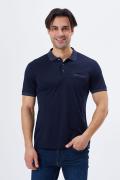 Polo Yaka Regular Fit Cepli Erkek Çıtçıt Detaylı T-Shirt