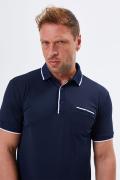 Polo Yaka Regular Fit Cepli Erkek Düğme Detaylı T-Shirt