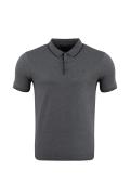 Regular Snap Button Short Sleeve Polo T-Shirt